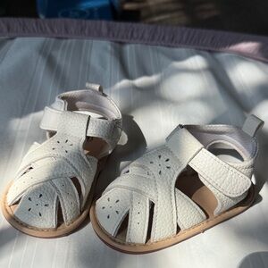 White Kids Sandals